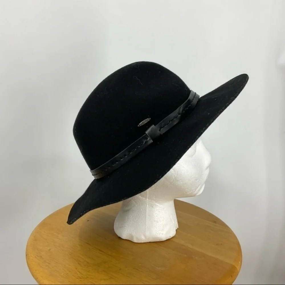Angela Williams Black wool hat OS - Picture 2 of 9